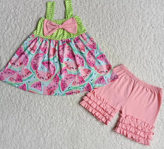 The Watermelon Ruffle Set