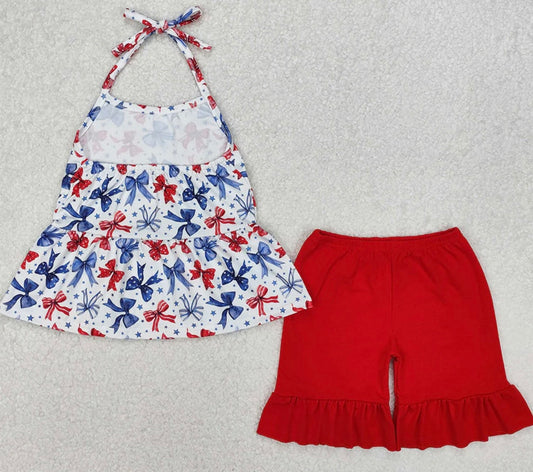 4th of July Halter Set